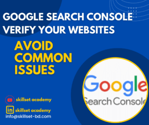 Google search console setup for website using theme editor