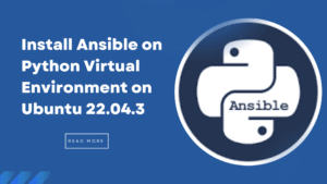 install ansible on python virtual environment