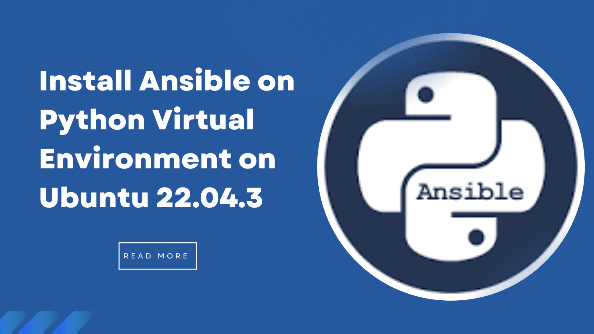 install ansible on python virtual environment